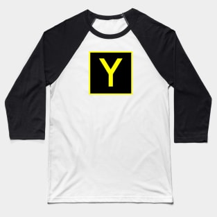 Y - Yankee - FAA taxiway sign, phonetic alphabet Baseball T-Shirt